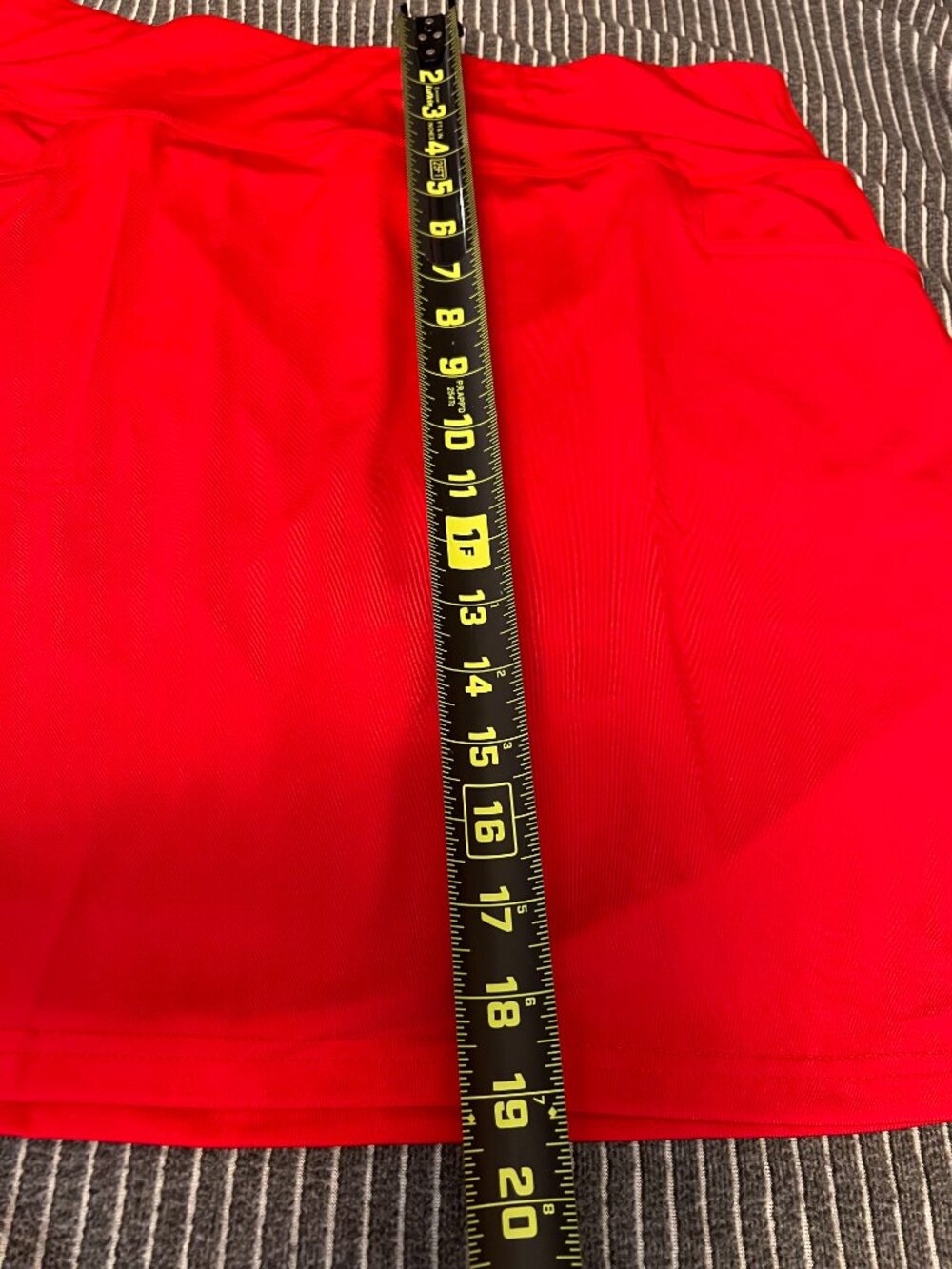 Coorun XL Red Athletic Skort NWT Tennis Golf Running Skirt with Pockets - Picture 8 of 10